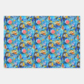 Tropisch koraalrif vis Waterverf inpakpapier (Voorkant 2)