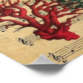 tropisch kustkoraal zeepaardje poster (Hoek)