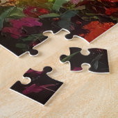 tropisch kustlandschap kunst legpuzzel (Zijkant)