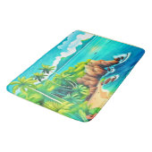 Tropisch Kustparadijs Design Badmat (Gekanteld)