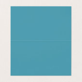 Tropisch kustparadijs gevouwen visitekaartje (Binnenkant ongevouwen)