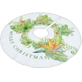 Tropisch kustthema Floral kunstkerst Kerstboom Rok (Gekanteld)