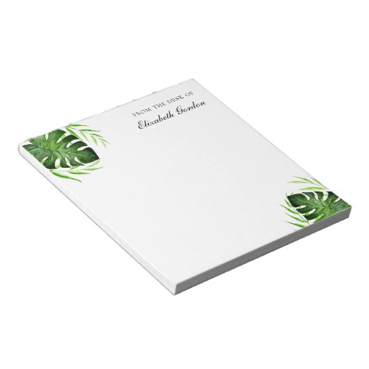 Tropisch laat het Manuscript van het Oerwoud Perso Notitieblok (Schuin)