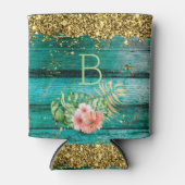 Tropisch landlogo blikjeskoeler (Voorkant)