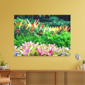 Tropisch landschap canvas afdruk (Insitu (Woonkamer))