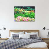 Tropisch landschap canvas afdruk (Insitu (Slaapkamer))