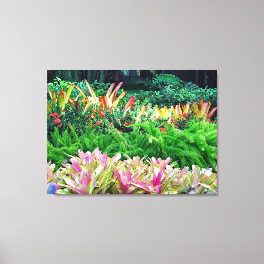 Tropisch landschap canvas afdruk (Voorkant)