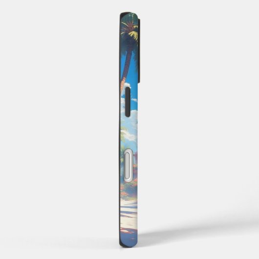 Tropisch landschap Case-Mate iPhone case (Achterkant / Rechts)