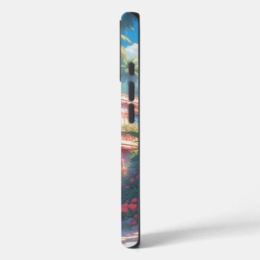Tropisch landschap Case-Mate iPhone case (Achterkant / Links)