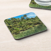 Tropisch landschap, filipijnen, herfsten van Kawas Bier Onderzetter (Linkerzijde)