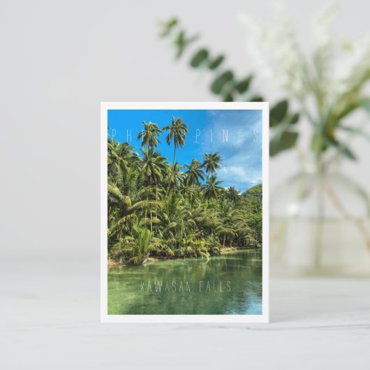 Tropisch landschap, filipijnen, herfsten van Kawas Briefkaart (Staand voorkant)