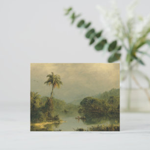 Tropisch landschap Frederic Edwin Church Briefkaart