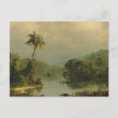Tropisch landschap Frederic Edwin Church Briefkaart (Voorkant)