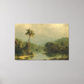 Tropisch landschap Frederic Edwin Church Canvas Afdruk (Voorkant)