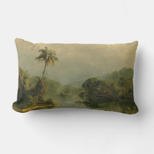 Tropisch landschap Frederic Edwin Church Kussen