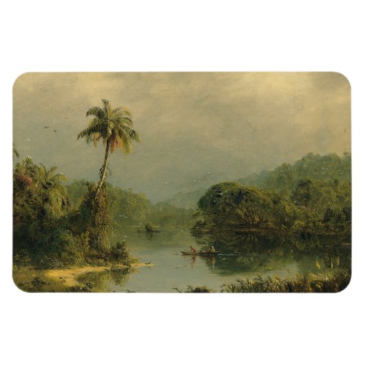 Tropisch landschap Frederic Edwin Church Magneet (Horizontaal)