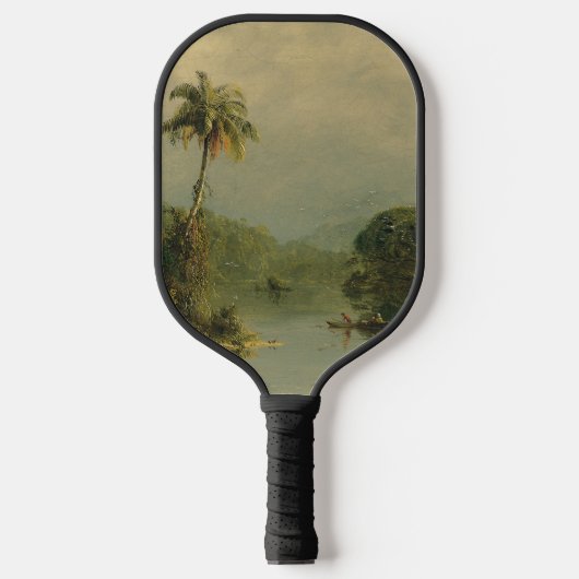 Tropisch landschap Frederic Edwin Church Pickleball Paddle (Voorkant)