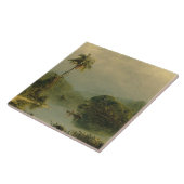 Tropisch landschap Frederic Edwin Church Tegeltje (Zijkant)