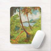 Tropisch landschap in Martinique (Charles Laval) Muismat (Met muis)