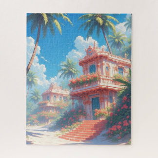 Tropisch landschap legpuzzel