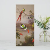 Tropisch Landschap met Ten Hummingbirds Kaart (Staand voorkant)