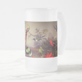 Tropisch landschap met tien kolibries kop (Voorkant rechts)