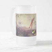 Tropisch landschap met tien kolibries kop (Voorkant links)