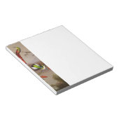 Tropisch landschap met tien kolibries kop notitieblok (Schuin)