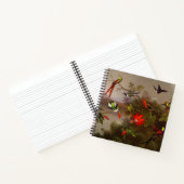 Tropisch landschap met tien kolibries kop notitieboek (Binnen)