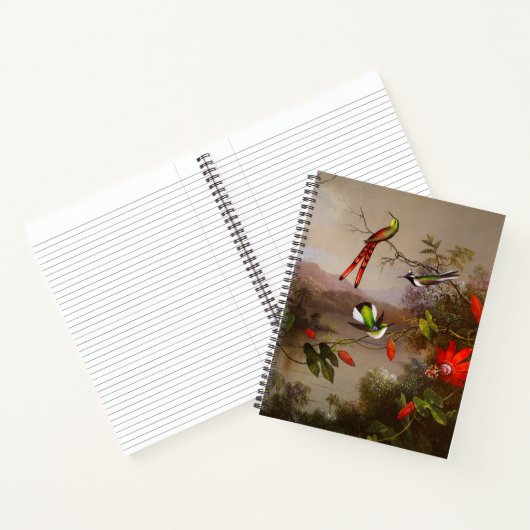 Tropisch landschap met tien kolibries kop notitieboek (Binnen)