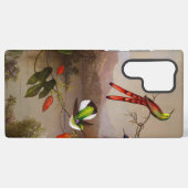 Tropisch landschap met tien kolibries kop samsung galaxy hoesje (Achterkant horizontaal)