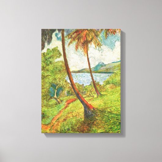 Tropisch landschap op Martinique (Charles Laval) Canvas Afdruk (Voorkant)