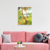 Tropisch landschap op Martinique (Charles Laval) Canvas Afdruk (Insitu (Woonkamer))