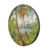 Tropisch landschap op Martinique (Charles Laval) Dartbord (Voorkant Rechts)