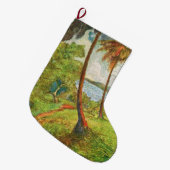 Tropisch landschap op Martinique (Charles Laval) Grote Kerstsok (Voorkant (Hangend))