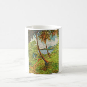 Tropisch landschap op Martinique (Charles Laval) Koffiemok