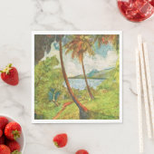 Tropisch landschap op Martinique (Charles Laval) Servet (Insitu)