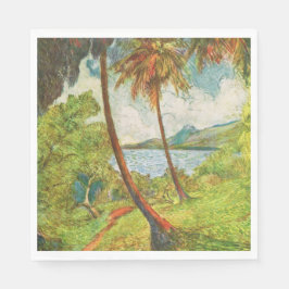 Tropisch landschap op Martinique (Charles Laval) Servet