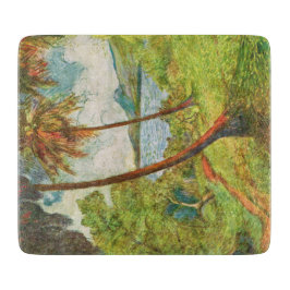 Tropisch landschap op Martinique (Charles Laval) Snijplank