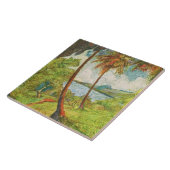 Tropisch landschap op Martinique (Charles Laval) Tegeltje (Zijkant)