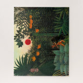 Tropisch landschap van Henri Rousseau Legpuzzel (Verticaal)