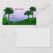 Tropisch landschap Visitekaartje (Voorkant / Achterkant)