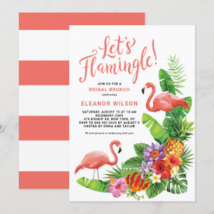 Tropisch Laten we de Floral Bridal Brunch aan het  Kaart