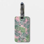  Tropisch Leaf  | BAGAGELABEL (Achterkant verticaal)