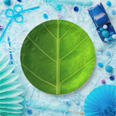 Tropisch leder verwijderbare papieren Borden Bordje (Feest)