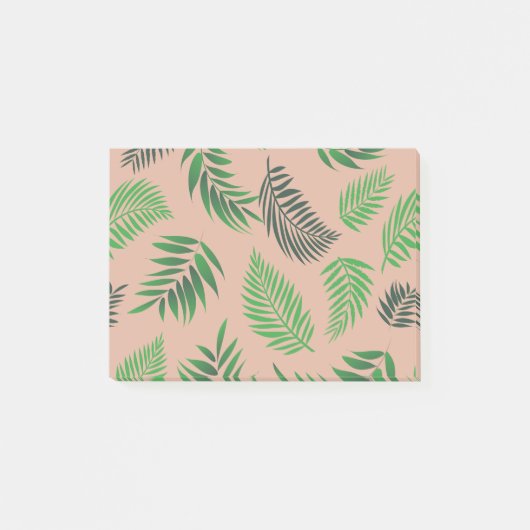 Tropisch lederen patroon 10 post-it® notes (Voorkant)