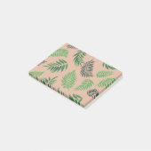 Tropisch lederen patroon 10 post-it® notes (Schuin)
