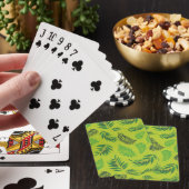 Tropisch lederen patroon 12 pokerkaarten (Insitu)