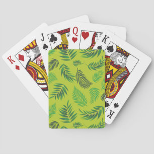Tropisch lederen patroon 12 pokerkaarten