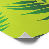 Tropisch lederen patroon 12 poster (Hoek)